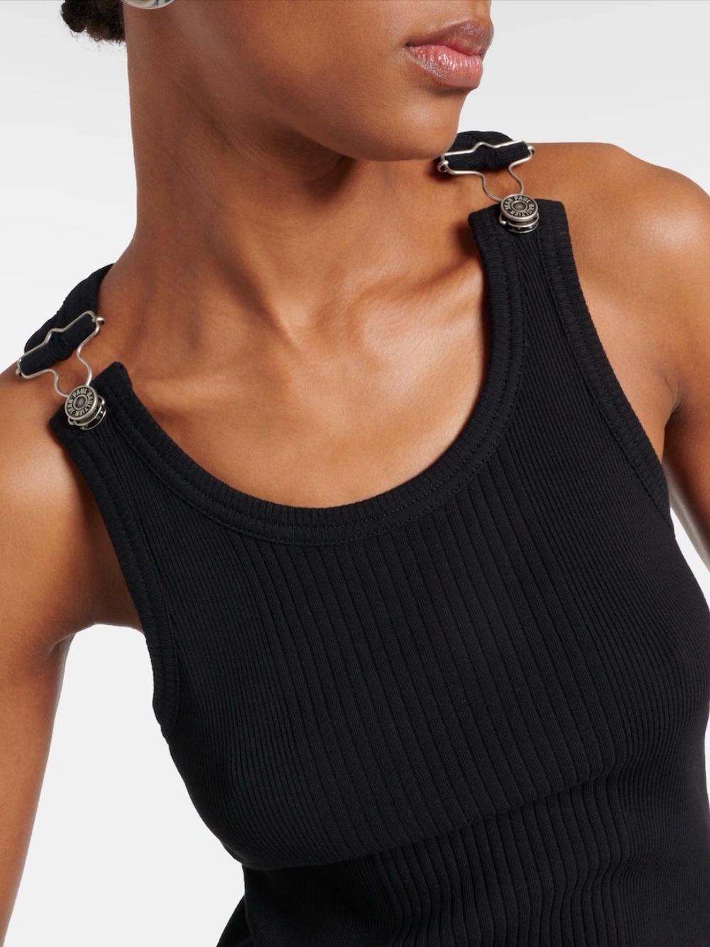 Jean Paul Gaultier
Ribbed-knit cotton tank top M